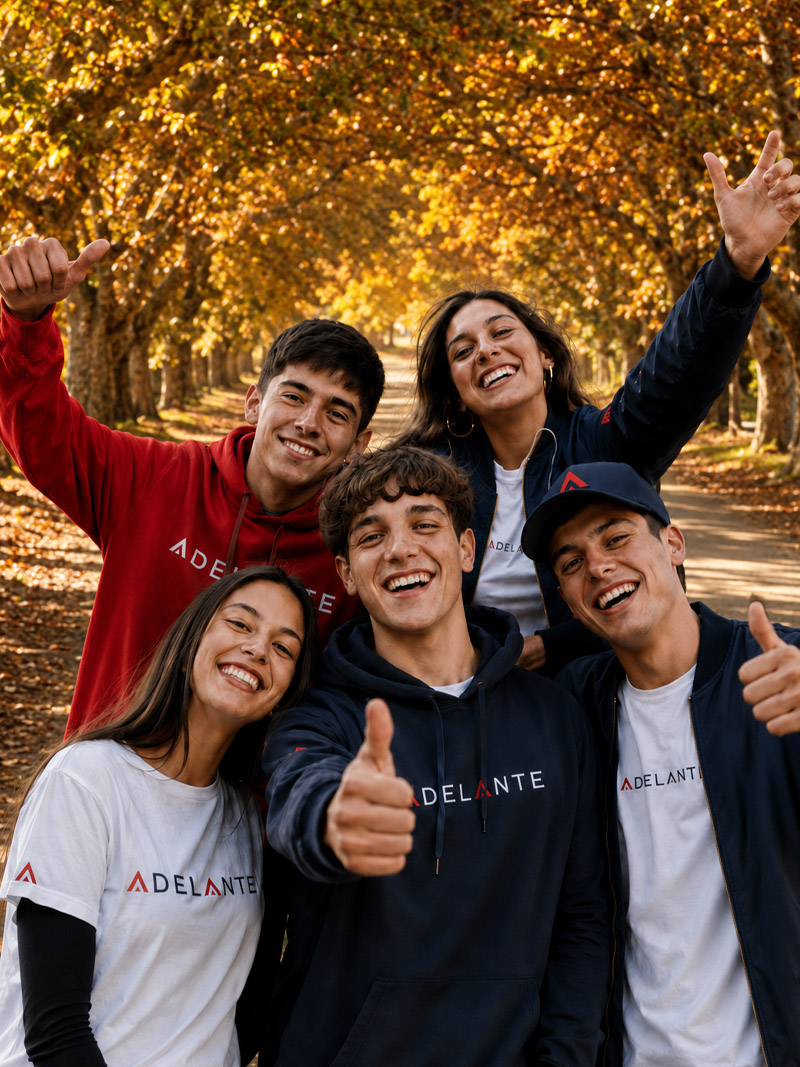 Jóvenes que participan de ADELANTE