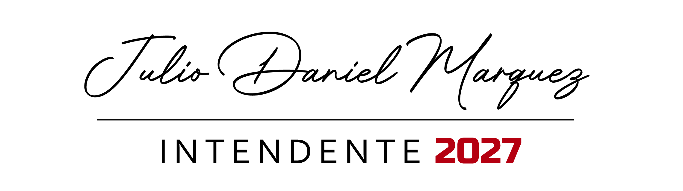 Firma de Julio Daniel Marquez